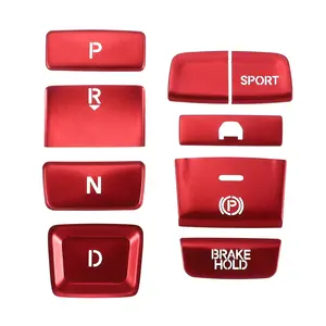 Gear Shift Switch Panel Electronic Handbrake Button Cover Trim for Honda Accord 2018-2022 Hybrid Version (Set of 9)