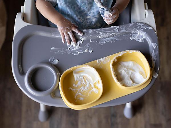 HARPPA 6-in-1 Convertible Baby High Chair, Foldable Highchair with Removable Tray, Baby Feeding Chair With Harness & Storage Basket, Toddler Gift, Baby Items