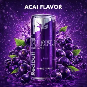 Red Bull Acai Purple Edition from Austria - 250 mL Can
