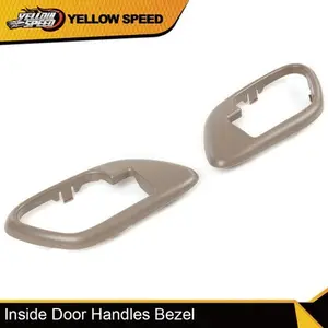 1Pair Inside Door Handles Bezel Left & Right Fit For 95-99 Chevy GMC Truck