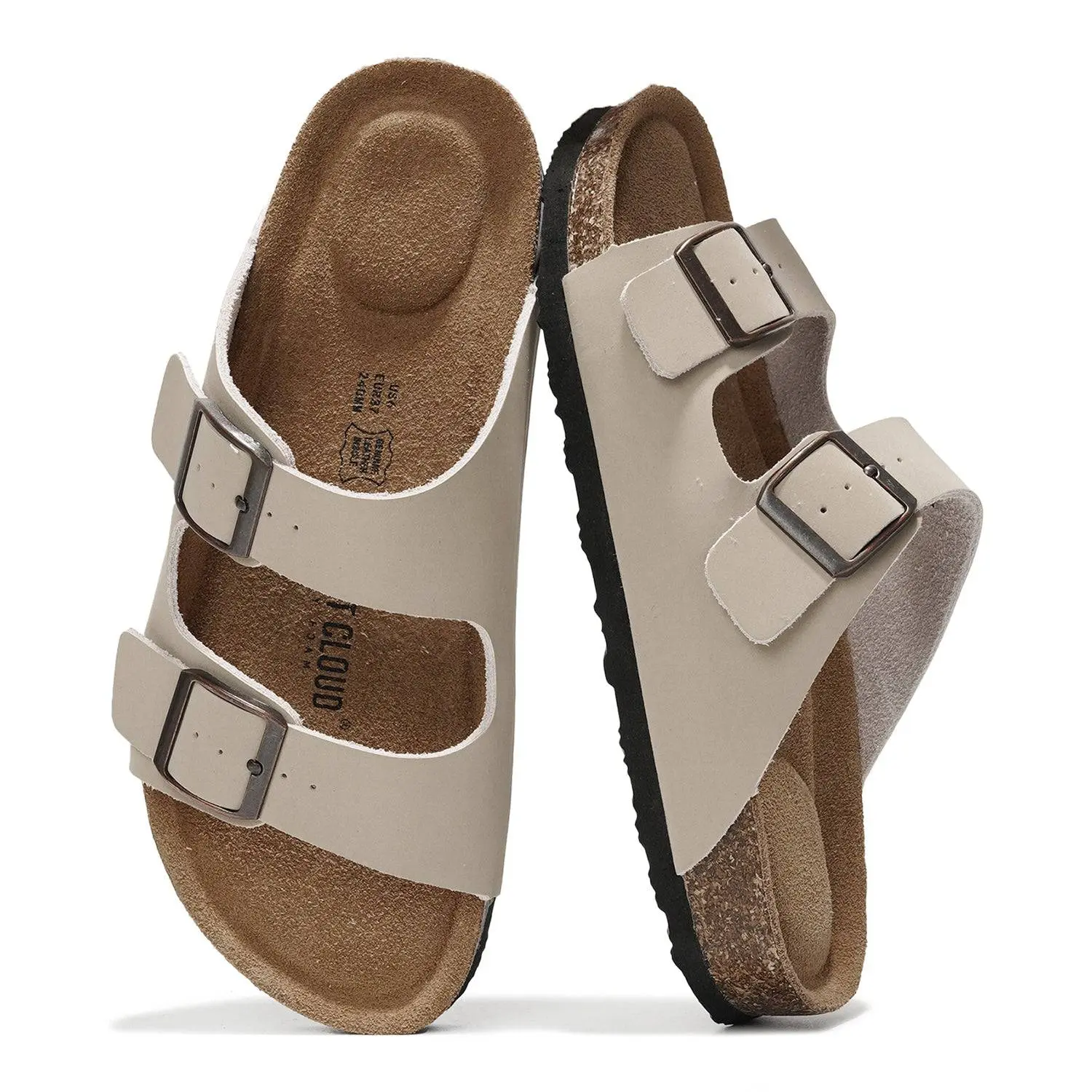 Project Cloud Women's | 100% Genuine Leather Womens Sandals | Memory Foam | Lightweight | Non-Slip - Venita