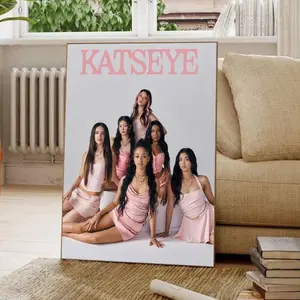 KATSEYE 2026 K-Pop Group Poster, Home Wall Decor (Unframed)