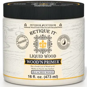 Liquid Wood Wood'n Primer - Bleached Wood - 16 Fl oz