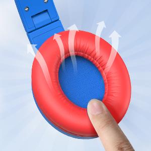 iClever Kids HS19 Wired Headphones With Microphone Volume Limiter 85/94db i clever Audio