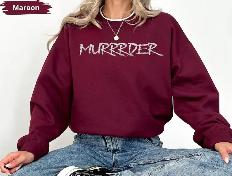 Traitors Movie Inspired “MURRRDER” Shirt, Murrrder Shirt, Vintage Murder Reality TV Fan Apparel, Alan Quote Top Traitors Movie, Trendy Pop Culture Sweatshirt
