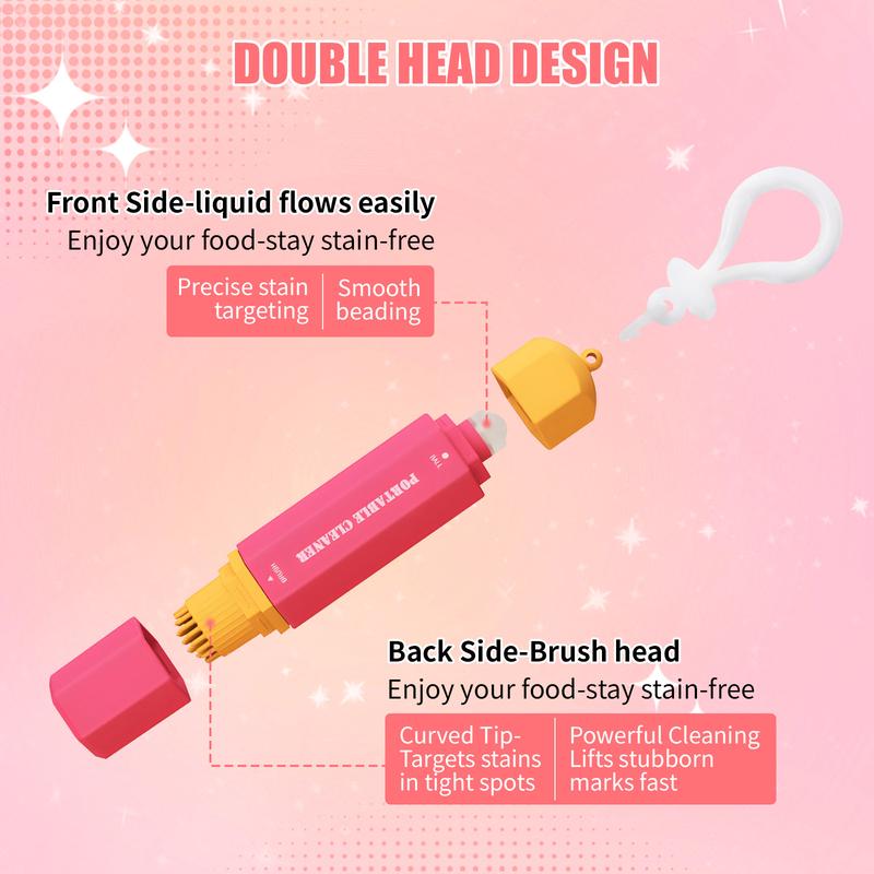 SimplyGone Magic Stain Wand Portable Travel-Friendly Instant Stain Remover Pen for Clothes Kids Clothes Fabrics Shoes & Bags Coffee Oil Makeup Food Stains Drunk Red Household Cleaner Winter Cleaning Essential Christmas Gift