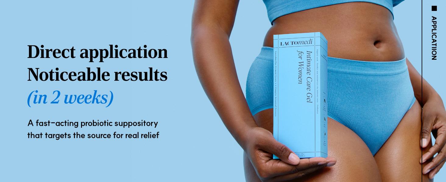 LACTOMEDI Intimate Care Gel | 10-Day Intensive Care Package | Probiotics Applicator | Yeast Infection Care | BV Care for Women | pH Balance Gel | Itchiness and Unpleasant Odor | 1Box x 10pcs