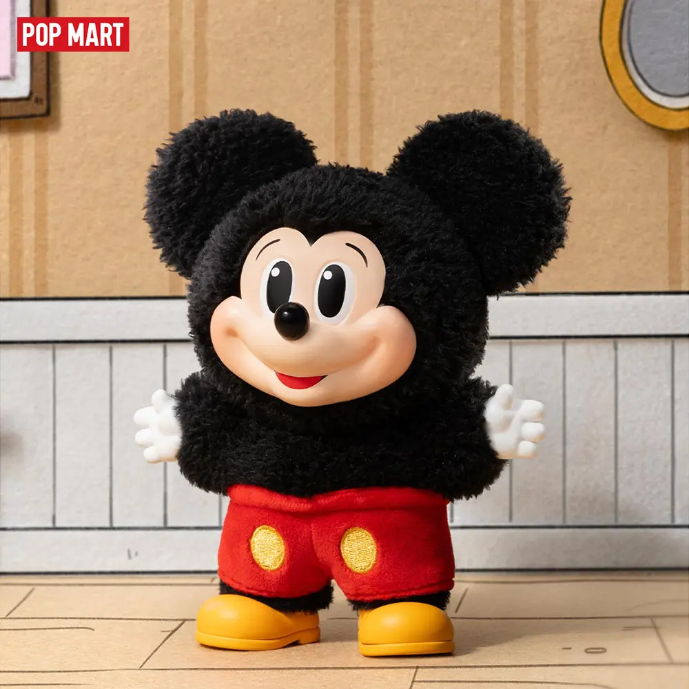 POP MART Mickey Family Cute Together Keychain Series Figures Blind Box, Collectible Toys,summerwins