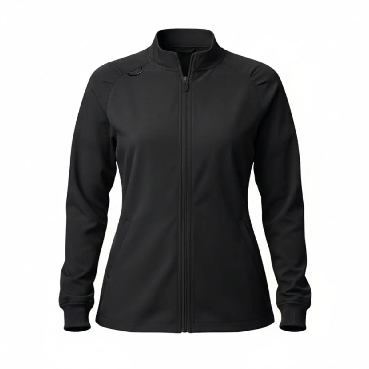 Natural Uniforms Women’s Zip-Front Raglan Warm-Up Jacket, 4-Way Stretch, Moisture-Wicking, Modern Fit Medical Scrubs Jacket, Scrub Jackets for Women