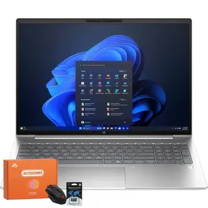 HP ProBook 460 G11 16" Notebook - Intel Core Ultra 5 125U - 16GB RAM- 256GB SSD - Pike Silver Aluminum - Windows 11 Pro - Intel - In-plane Switching (IPS) Technology - Front Camera - Bundle Accessories kit