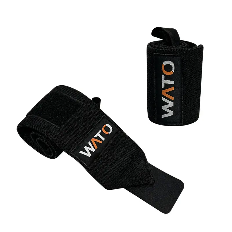 Weightlifting Wrist Wraps (2 Pack), 17.7" Heavy-Duty Support with Thumb Loops - Strength Training Accessory for Powerlifting & Bodybuilding, Fitness Exercise Accessories, Gym Accessories