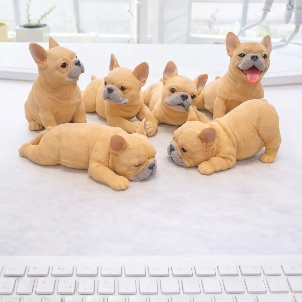 Cute Squishy Puppy Dog Toy, Soft Sensory Squishies Stress Reliever with Decompression Squeeze Function (Squishies Toys for Stress Relief)