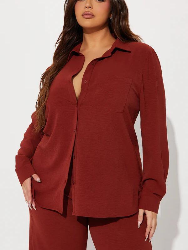 Makenzie Pant Set - Rust