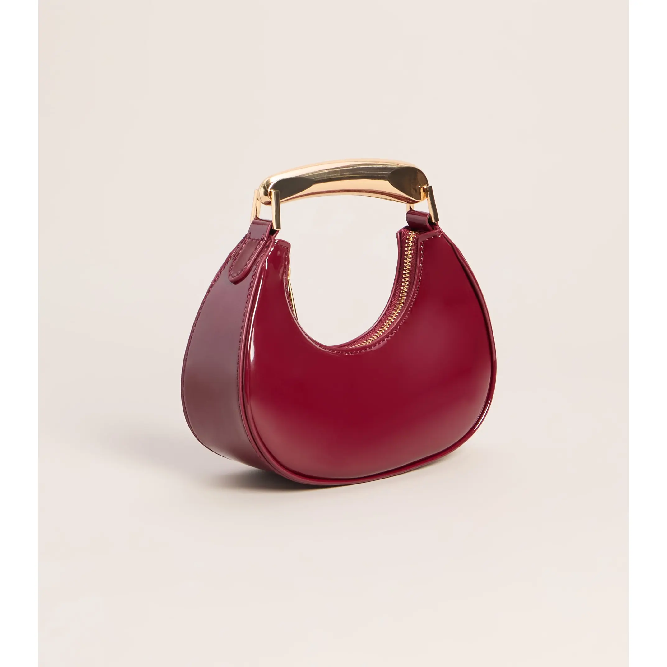 Handle With Flair Patent Mini Handbag