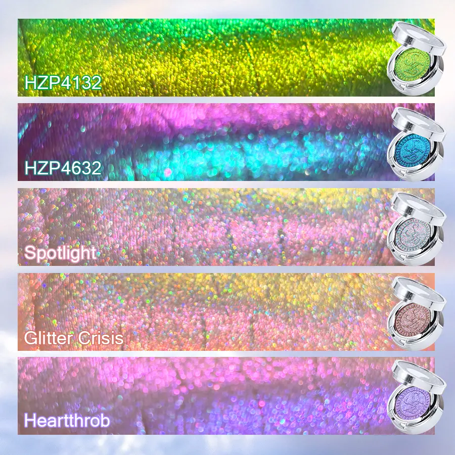SE SHEENEFFECT Multichrome Eyeshadow & Highlighter - Color-Shifting Cosmetic with Glitter, Glossy Finish, Brightening, Alcohol-Free, Bold Look, Beauty Products for Adults
