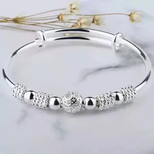 【Freeship】Bracelet Accesories No Tarnish Fashion Real S925 Plated Silver No Tarnish