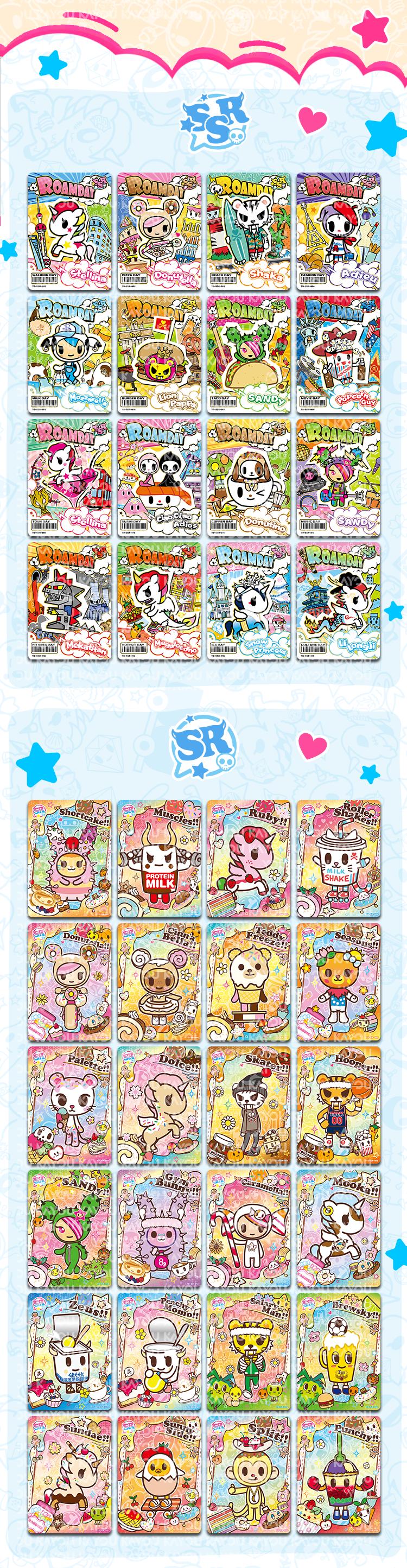 tokidoki-Wonder Voyage Collectible Cards-Roaming Edition-NA-Series 1