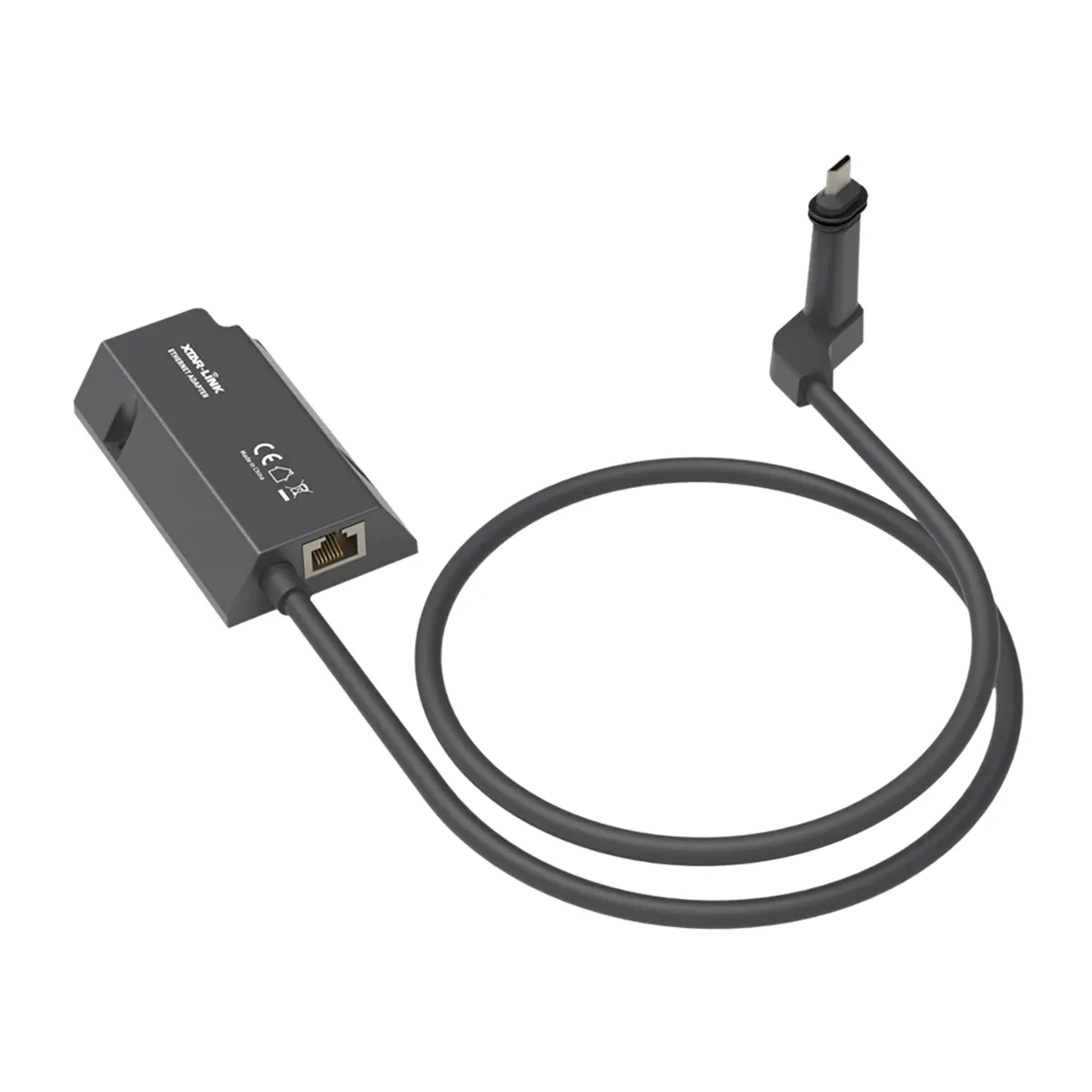 1 x Gen2 Ethernet Adapter Hub - Portable Durable Plastic Compact Form Device with Plug-and-Play, Wired Speed, Heat Dissipation, High-Speed Network Accessories for Starlink, Laptops, Plastic Body