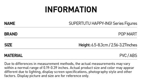 POP MART SUPERTUTU HAPPY-ING! Series Figures, Blind Box