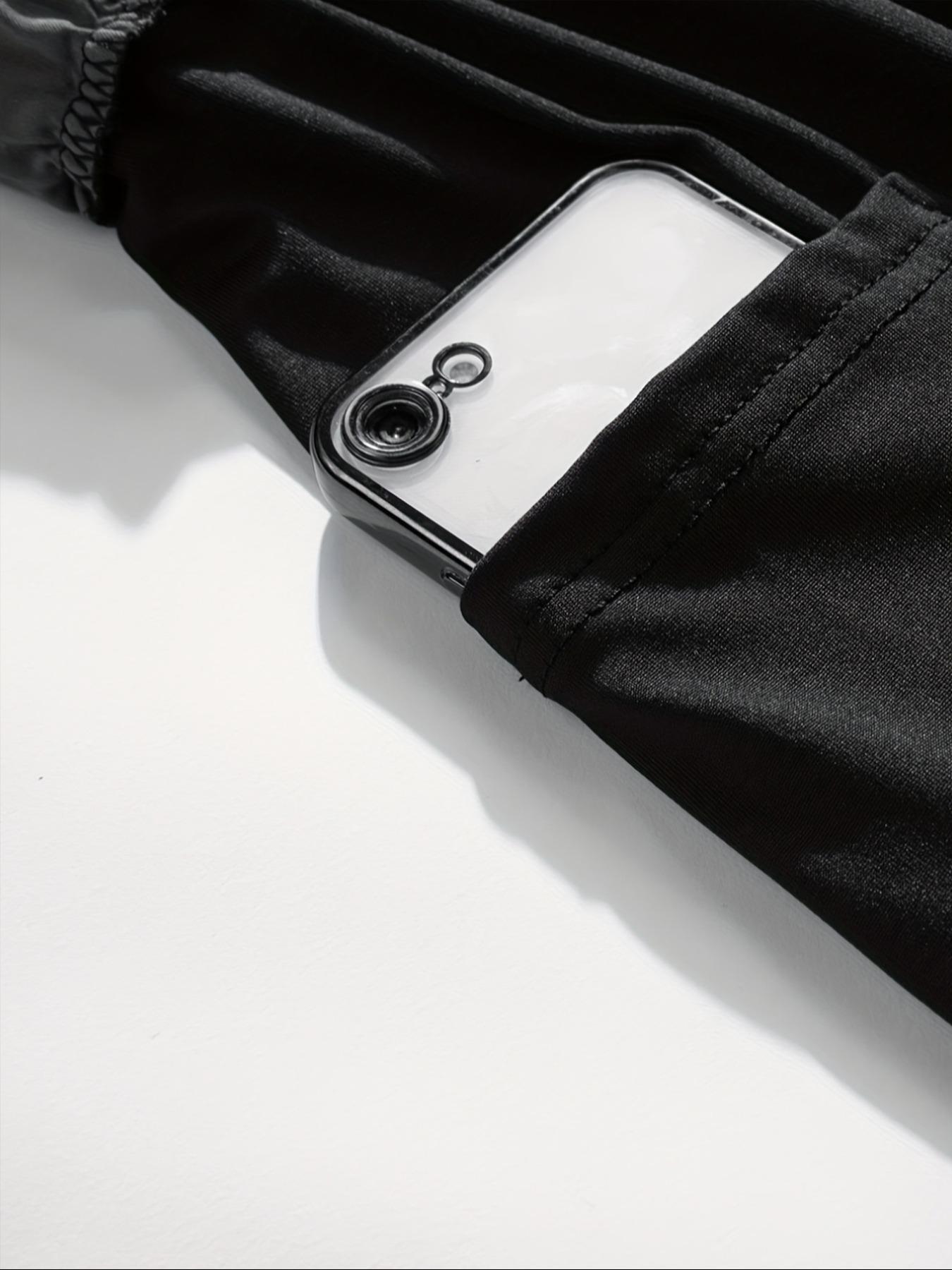 Men's two-in-one letter and bull head print double-layer drawstring waist sports shorts, quick-dry sports shorts, designed for sports, suitable for fitness and marathon training, featuring a double-layer lining. Elastic Drawstring Jogger Shorts