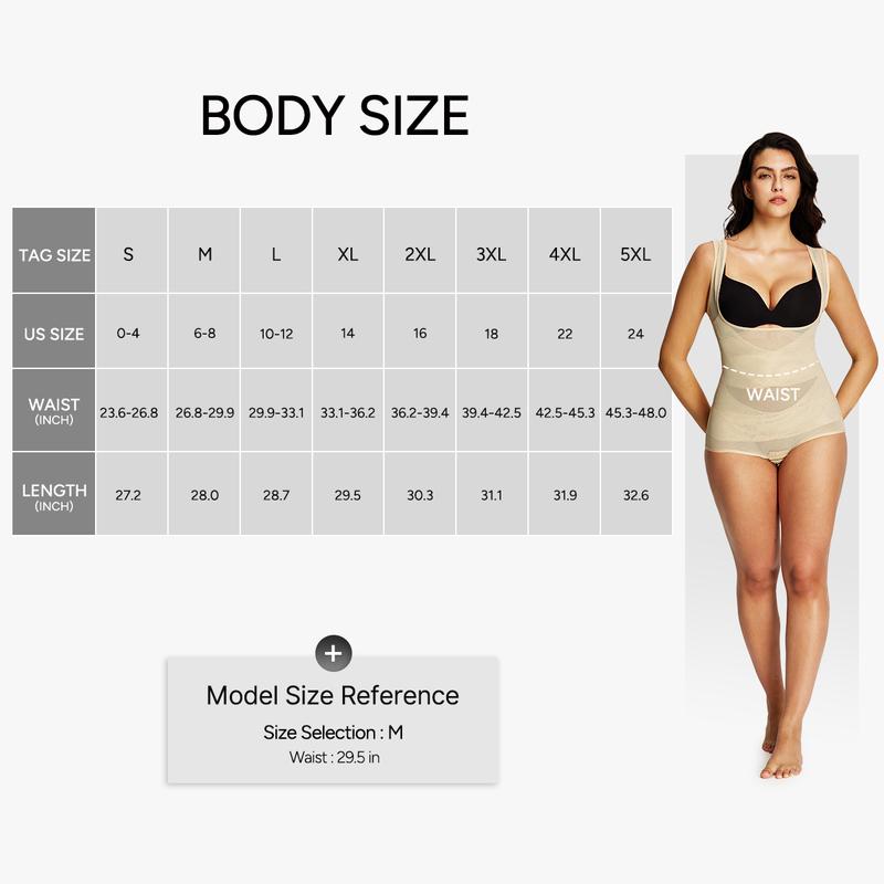 [MAX] Nebility Women's Mesh Breathable Shapewear - Basic Faja, Sleeveless High Waist Compression, Minimalist Comfort Body Shaping Underwear Firm Tummy Control Airslim Bodysuit