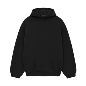 Light Oatmeal Essentials Hoodie Good Hrnd Men's Hooded Sweatshirt Loose Fit Trendy Stylish Comfortable Daily Wear