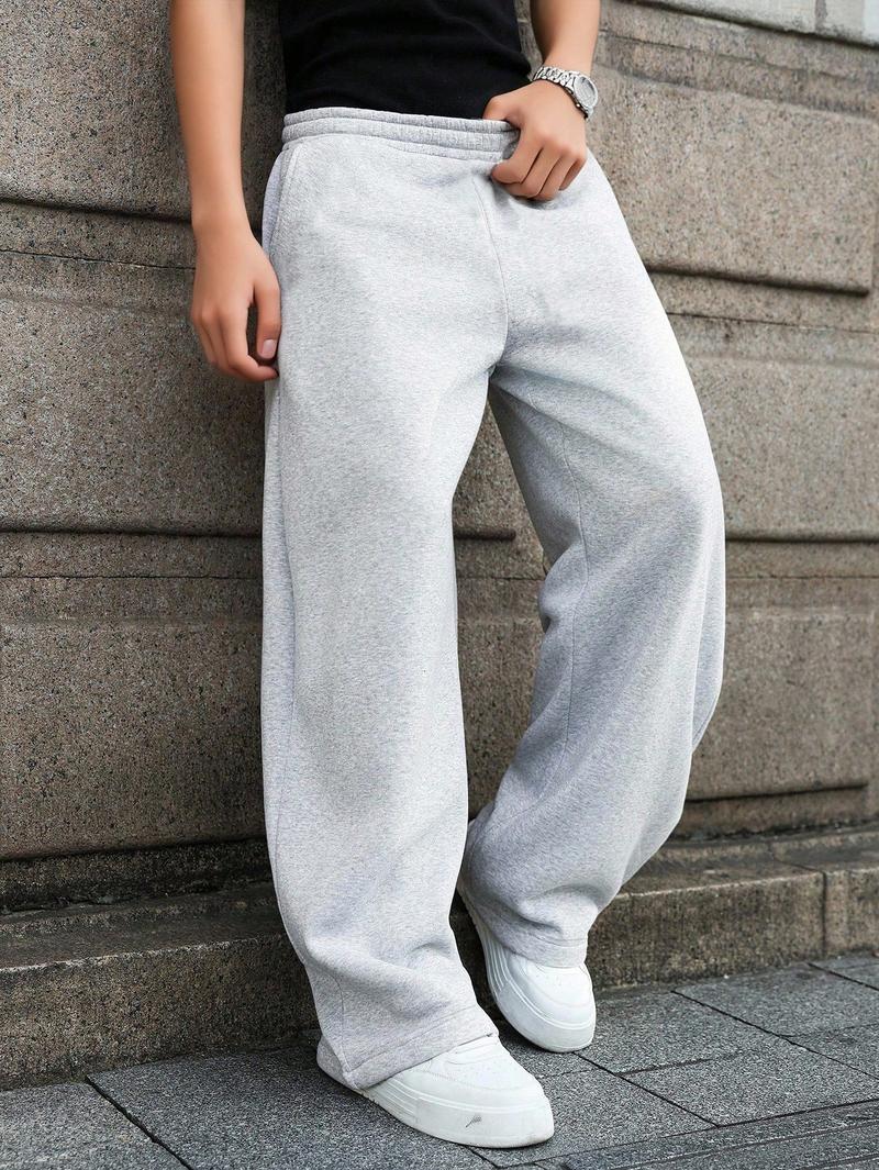 Boys jogger pants for winter Casual Outdoor Street Pocket Straight Trousers Sports Pants for Autumn