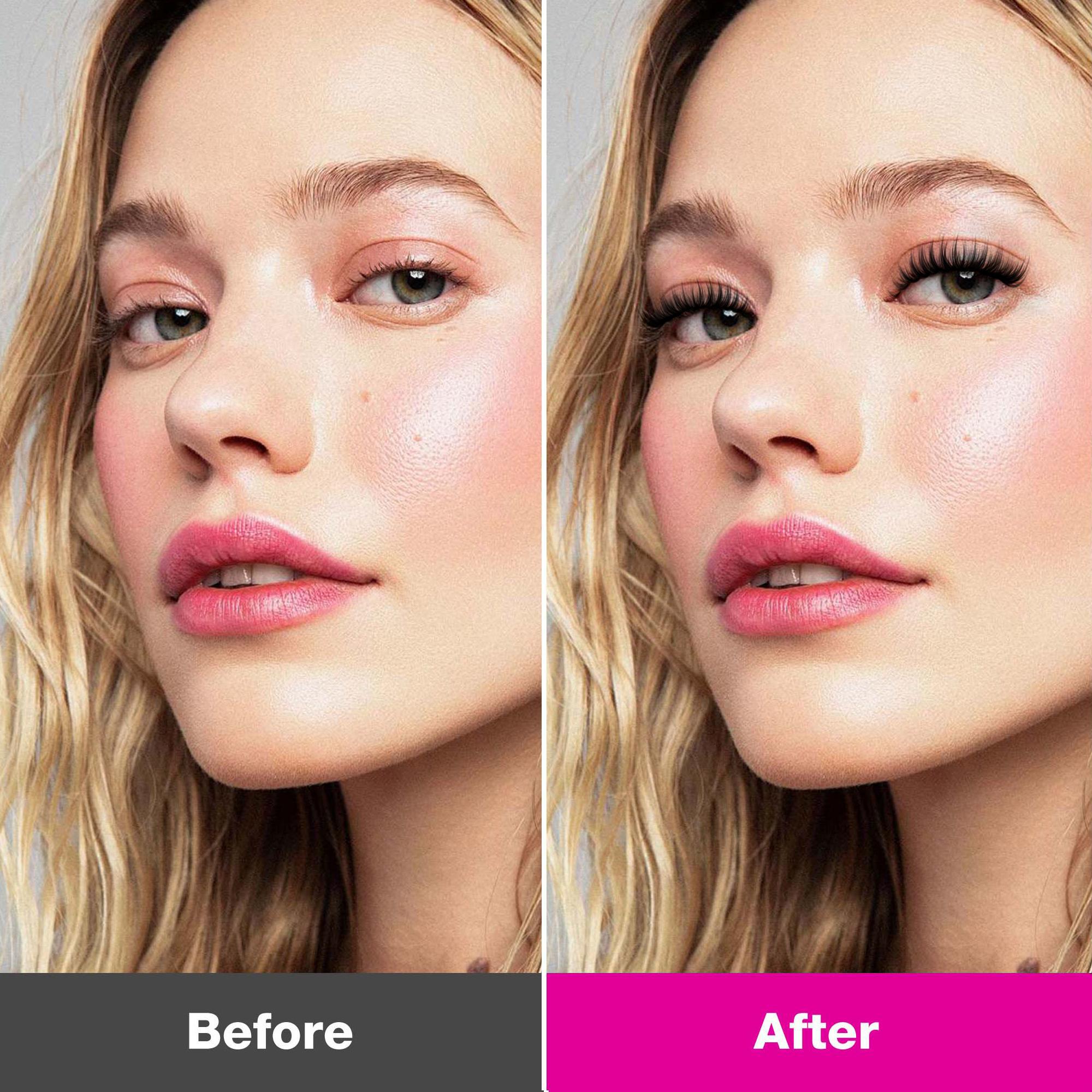 VEYESBEAUTY VB-Muse 3D Volume Cluster Lashes Individual Lash Extensions Layered Fluffy Eyelashes Wispy Faux Mink Lash Newbie's Five-Second DIY Mixed Length Large Tray for Self Application Makeup at Home Cosmetic Eyelashes Extensions