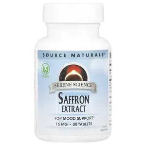 Source Naturals Serene Science®, Saffron Extract, 15 mg, 30 Tablets Source Naturals Serene Science®, Saffron Extract, 15 mg, 30 Tablets