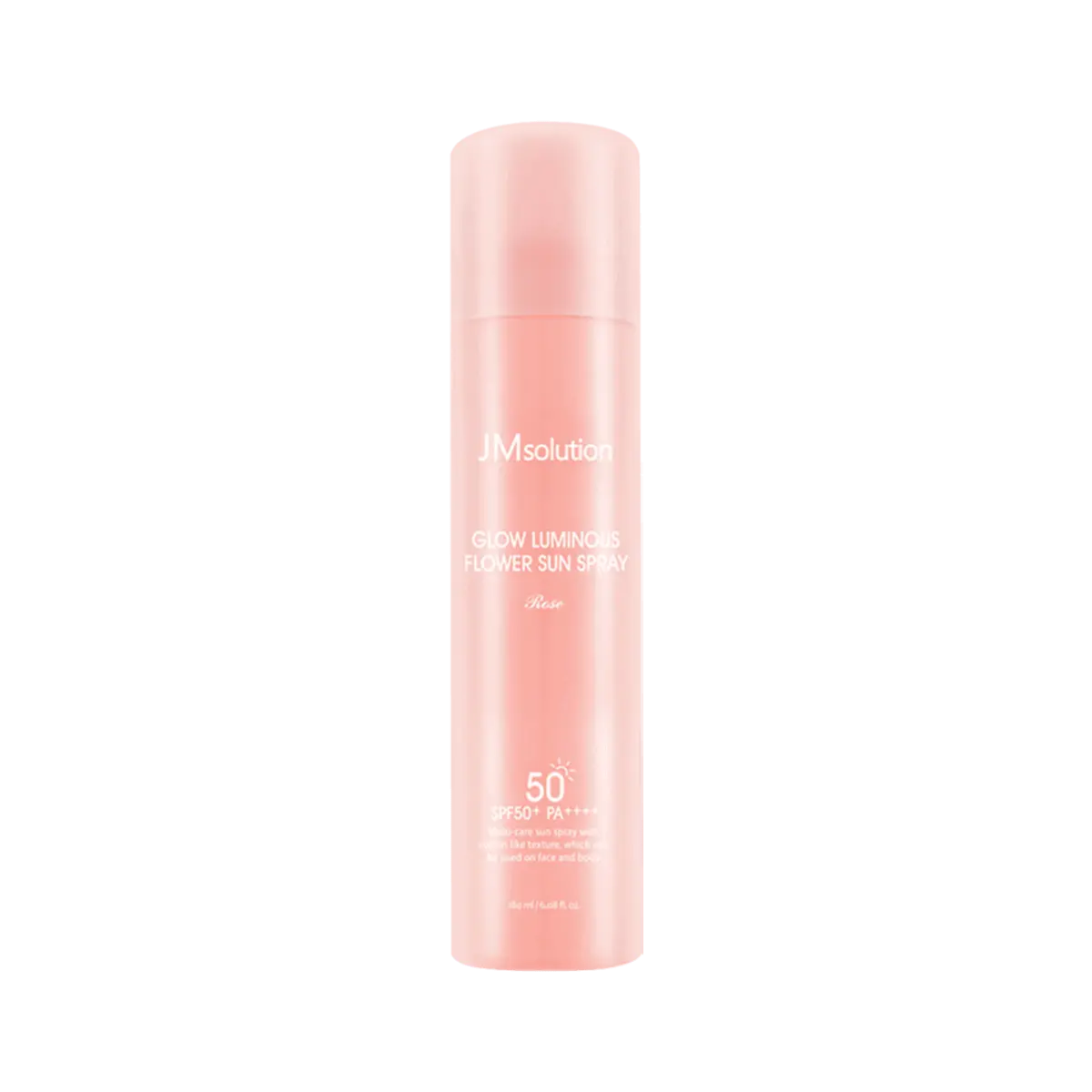 JMsolution Rose Glow Facial Sunscreen Spray SPF50+/PA++++ - 180ml, Lightweight Floral Scent, Refreshing, Transparent, UV Protection, Daily Use, Sensitive Skin Friendly, Radiant, Hydrate, Moisture, Sunscreen Everyday, Drsunscreen, Transparent Mist