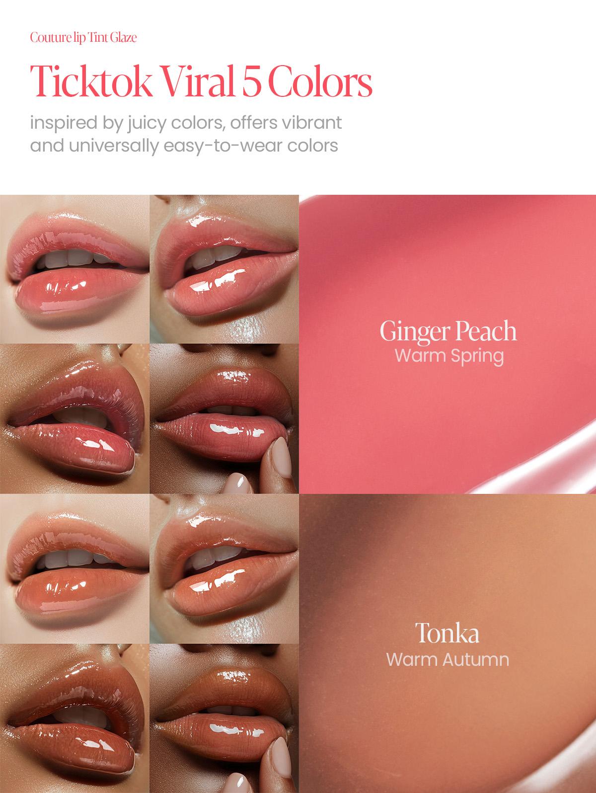 [Espoir Official] Couture Lip Tint Glaze | Volumizing Lip Tint with Juicy Texture & Glossy Finish | Available in 5 Shades