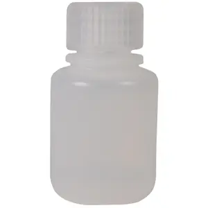 Nalgene HDPE Plastic Narrow Mouth Storage Bottle - 1 oz. - Clear