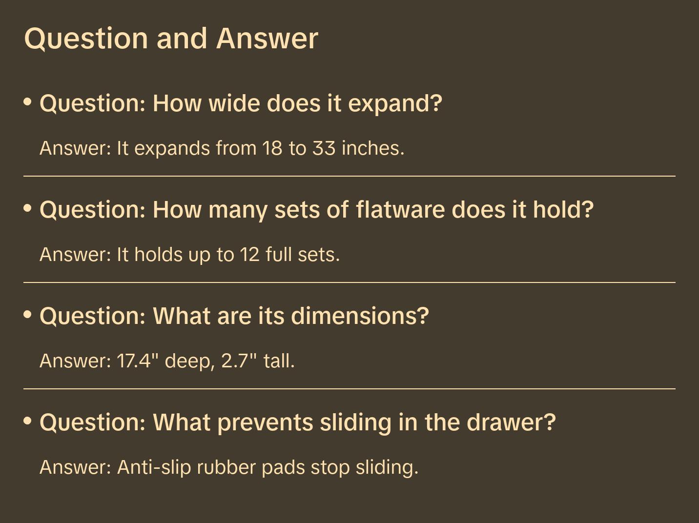 Premium Silverware, Flatware and Utensil Organizer for Kitchen Drawers, Food-Safe Contract Grade, Expandable from 18 to 33 In, Natural Bamboo Boxes Adjustable