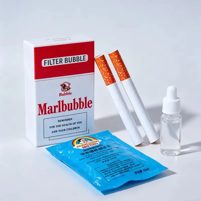 SummerVibes Bubble Cigarette StressRelief Toy, Fake Cigarette Shape,Mini Bubble Blower,Bubble Sticks, Relaxation Tool,Suitable for Birthday/ChristmasParty Gifts, for Men & Women（Newly Upgraded Version）