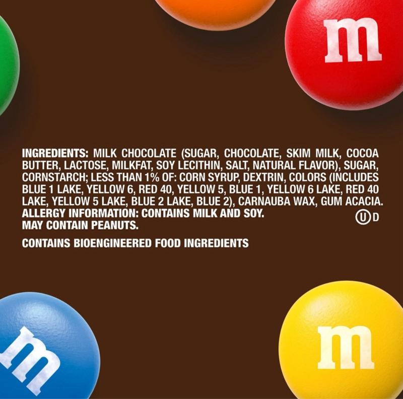 M&M’S Milk Chocolate Candy, 62 oz.