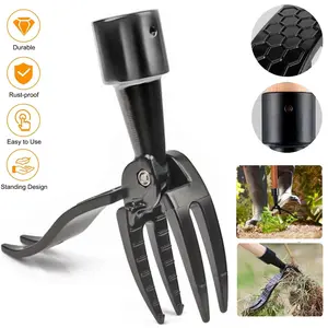 Weed Puller Replacement Head - Manual Stand Up tree root Puller Tool Head,Stand Up Weed Removal Head for Garden Yard Accessory(no handle)
