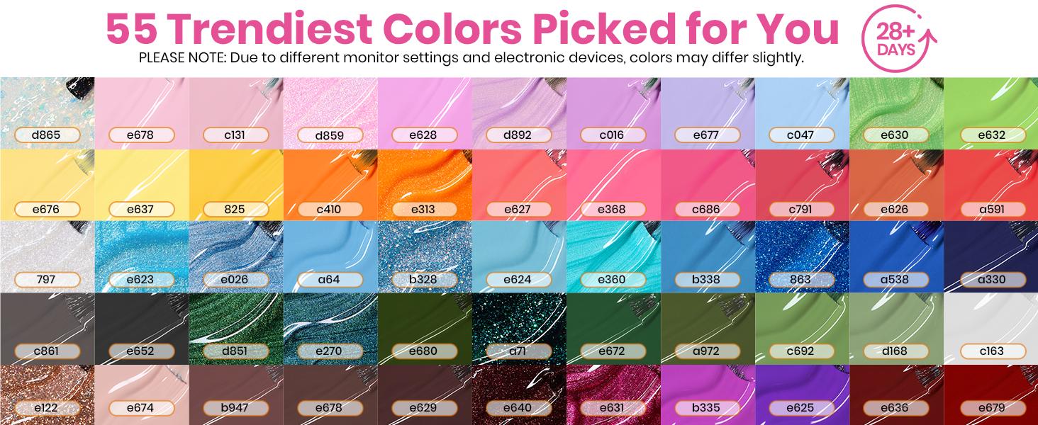 Beetles Gel Nail Polish Starter Kit-One Color One Bottle【UV Light&Top Base Gel&Decorations&Manicure Tools】DIY Nails Art Gift for girl Gift for woman gel x nails salon nails at home Cutics Fall Nail Thanksgiving Gift Black Friday Winter Nail Christmas Gift