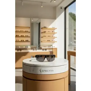 Ylivopo Smart Glass with Polarized UV Protection Bluetooth 5.3 Smart Glasses Fashionable Wireless Audio Sunglasses Hands-Free Calling and Music Smart Glasses for Men and Women (Gray)