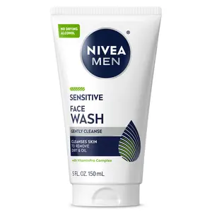 NIVEA MEN Sensitive Face Wash, 5 Fl Oz Tube