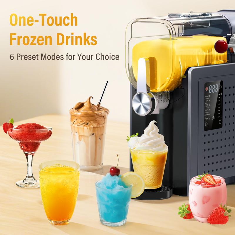 Make Valentine’s Day Sweeter  SYINTAO 2-in-1 Slushie & Soft Serve Machine | Auto-Clean | 6 Preset Modes | One-Touch Refreshing Drinks at Home | Compact, Easy & Always Ready for a Cool Treat (24-Hour On-Call)