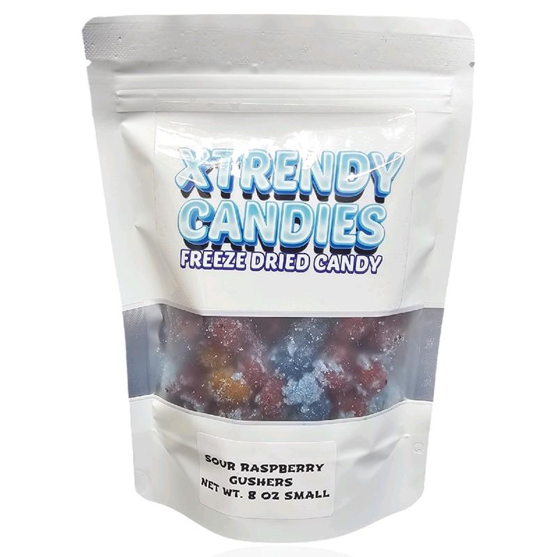 Xtrendy Candies Best Sour Raspberry Gushers - Trending Snack on Tiktok - Candy