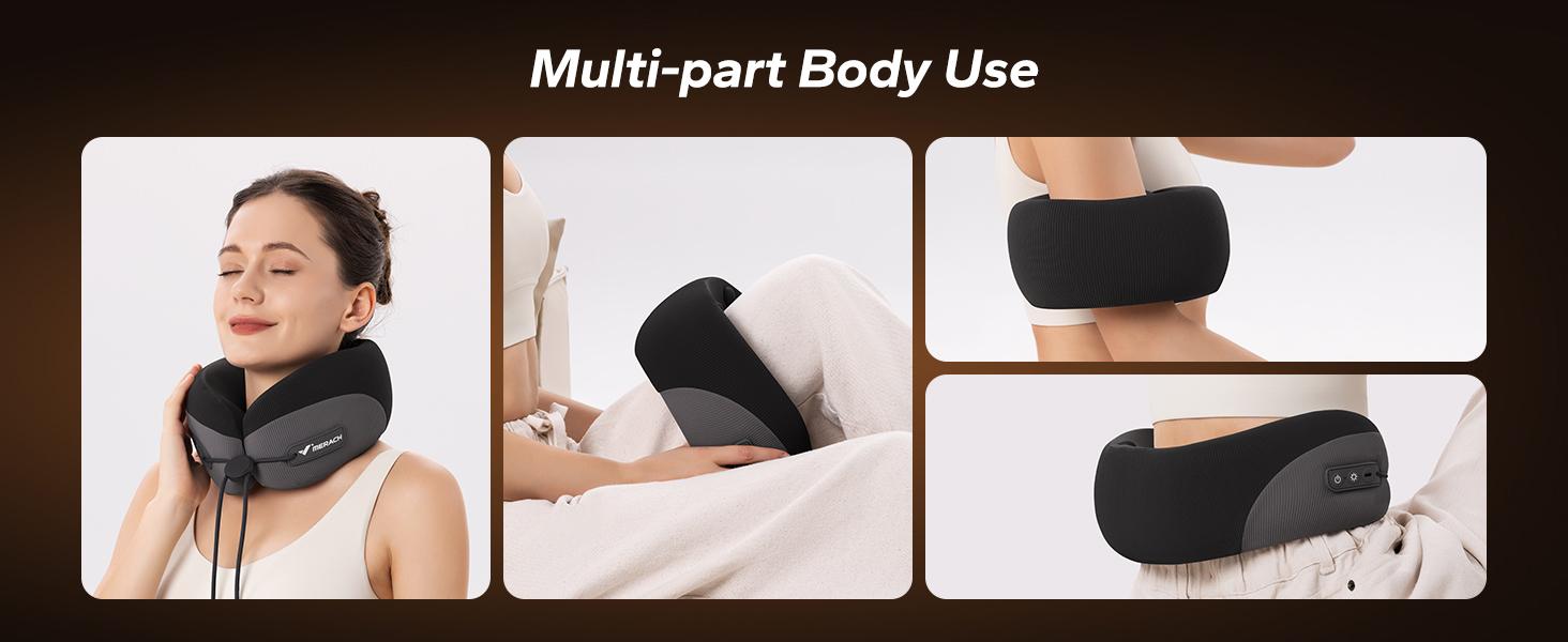 MERACH Neck Massage Pillow with Heat - Ergonomic Travel Neck Cushion Vibration Massager for Deep Relaxation and Comfort Therapy Device SpringStatements