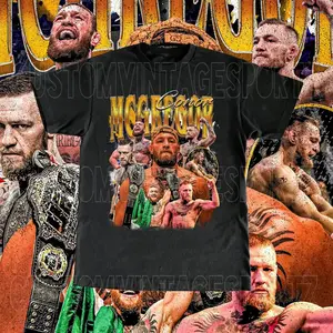 Vintage Conor McGregor Shirt - Custom Vintage Design High Quality Tee Adult