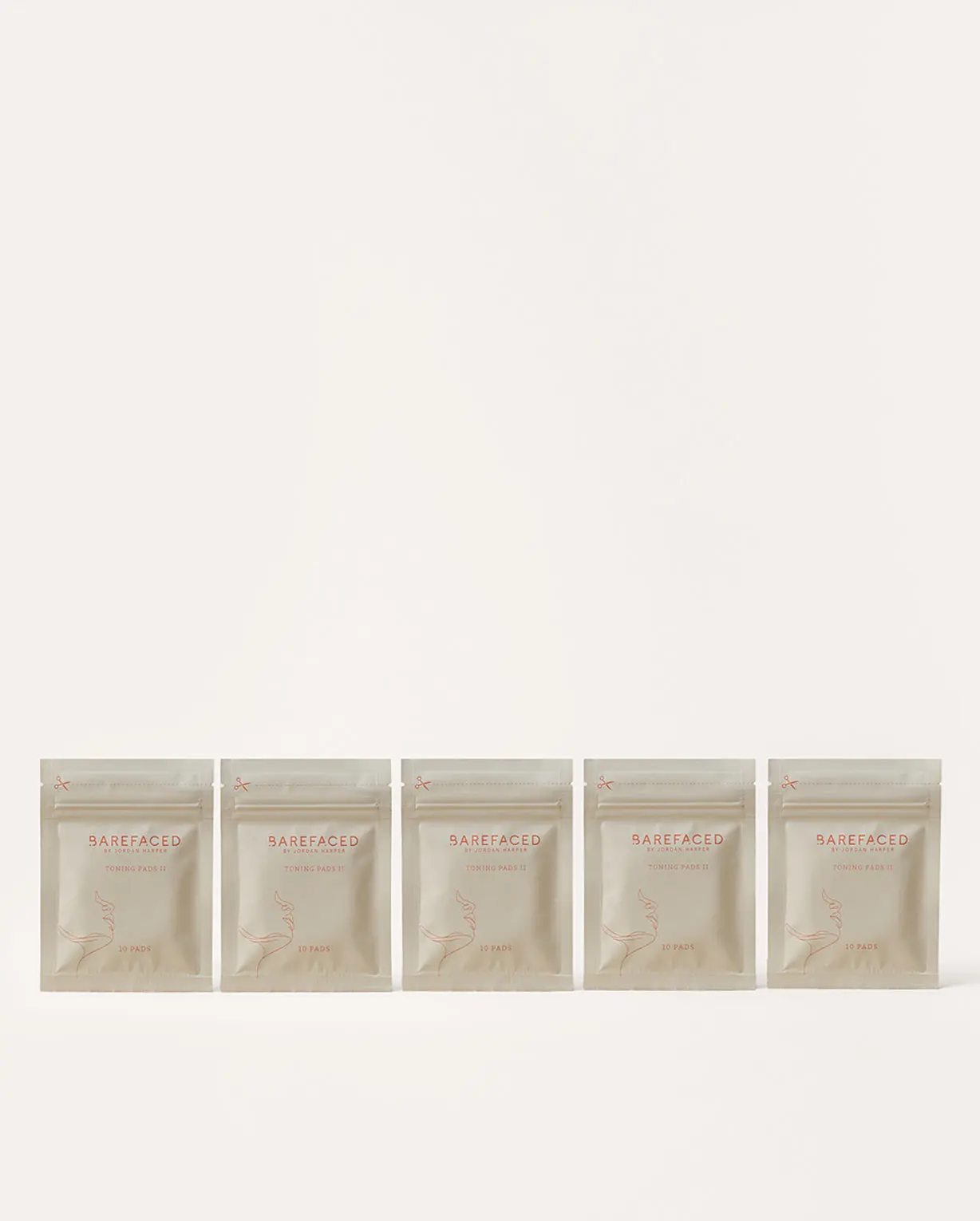 Travel Toning Pads II 5-Pack (50 Pads Total)