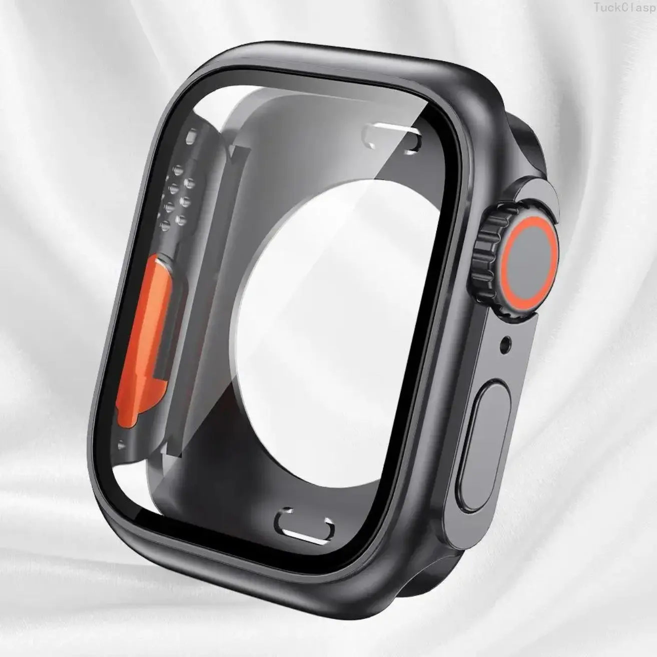 Full Coverage Protective Case for iWatch, Durable Smartwatch Protector Compatible with Series 40mm 41mm 44mm 45mm, Scratch-Resistant Everyday Protection Accessory