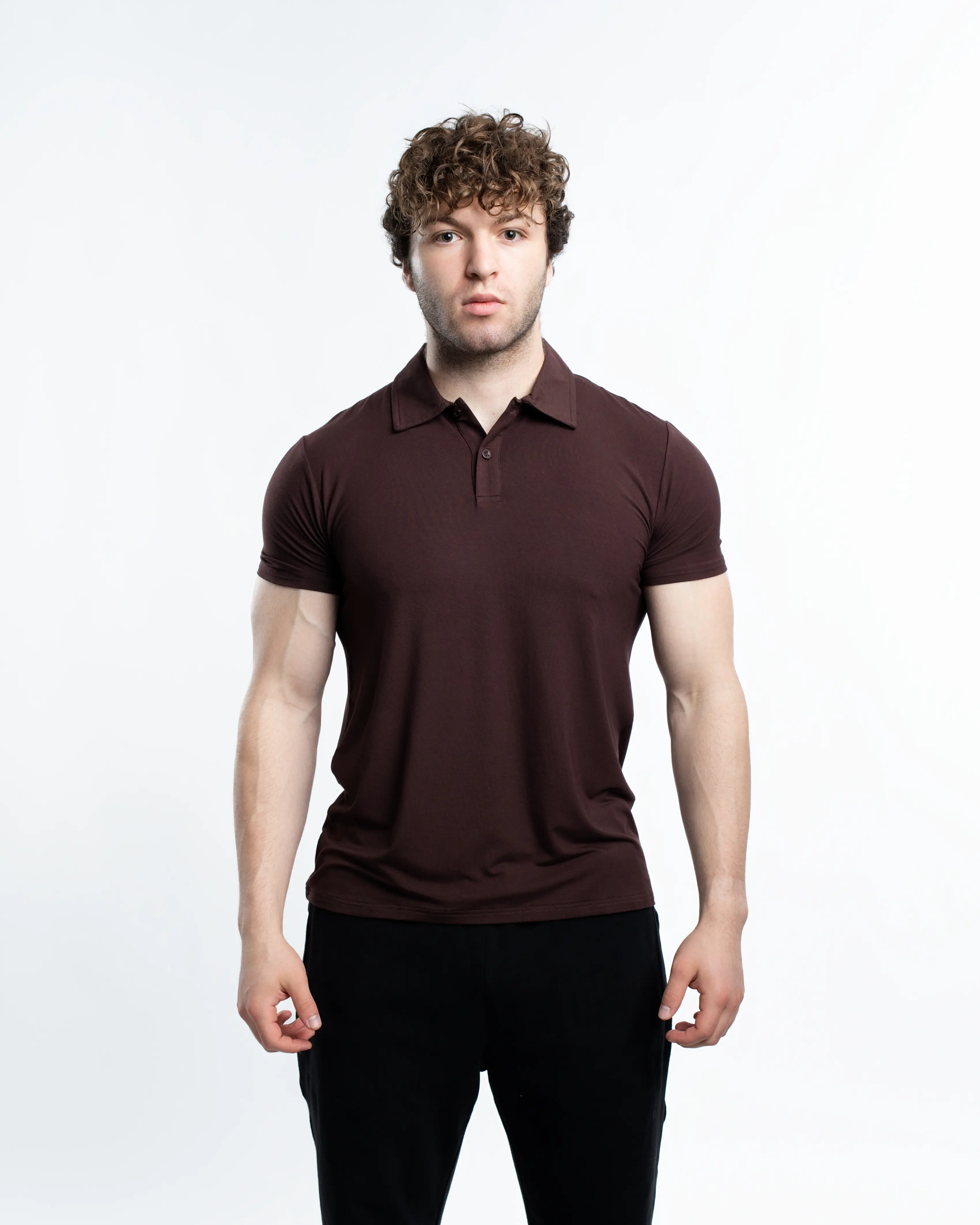 EKKO Blank Polo Dress Shirt Casual Shortsleeve