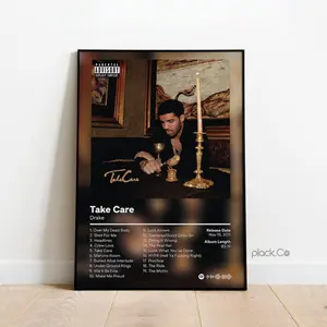 [SALE UP TO 50%] Drake - Take Care - Hip Hop Poster - Custom Album Cover - Drake Print - Custom Album Poster - Gift Ideas - Custom Music Album - Complimentary Delivery (No Frame)