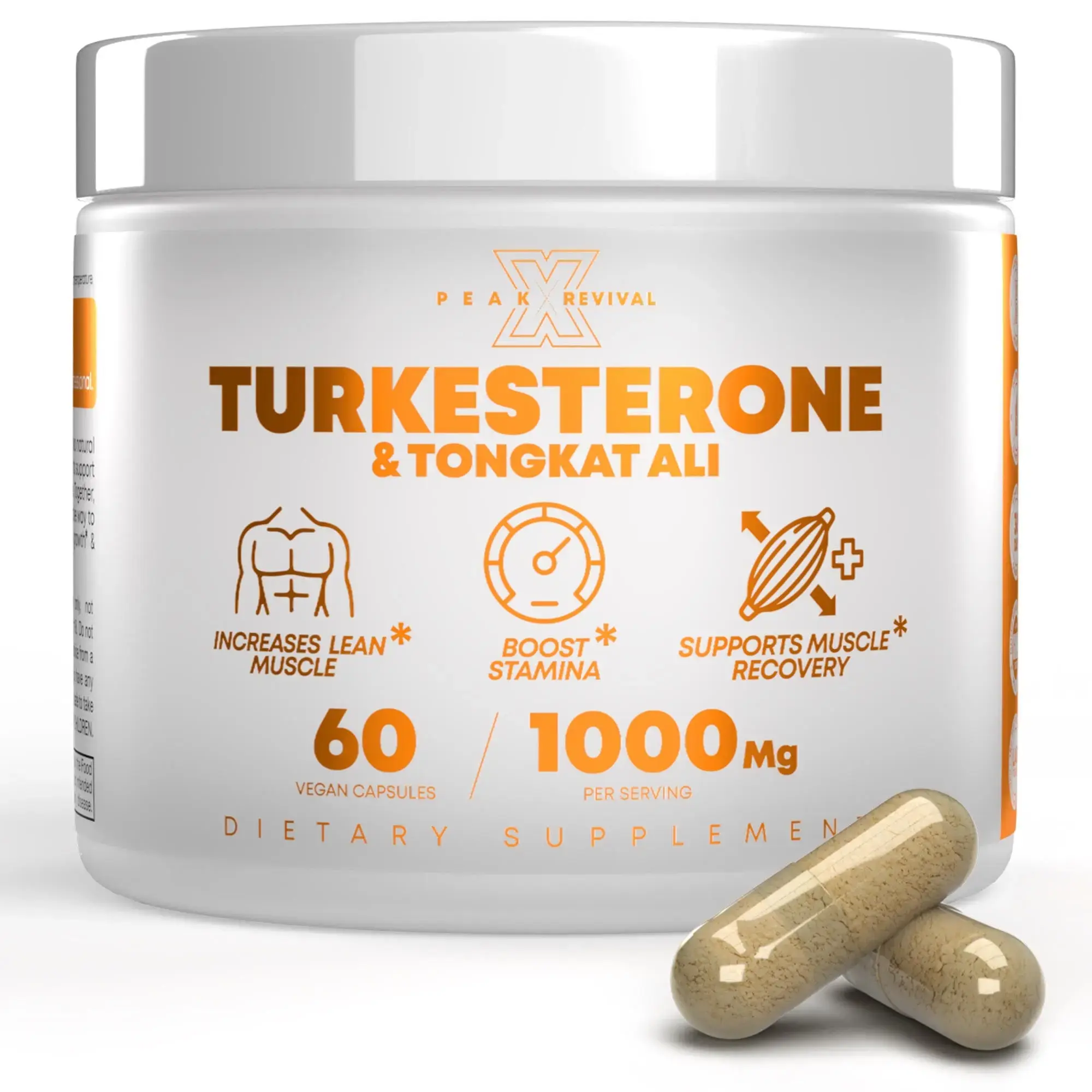 Muscle Stack Turkesterone Supplement – Tongkat Ali & Herbal Blend Capsules for Men’s Daily Wellness & Performance Support