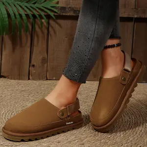 Women's Closed-Toe Mule Sandals Adjustable Strap Casual Daily Indoor Outdoor Shoes