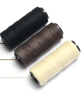 Sewing Threads Weaving Threads Using for Hand Sewing Hair Weft Hair Extensions Wig DIY (Black, Brown, Beige)